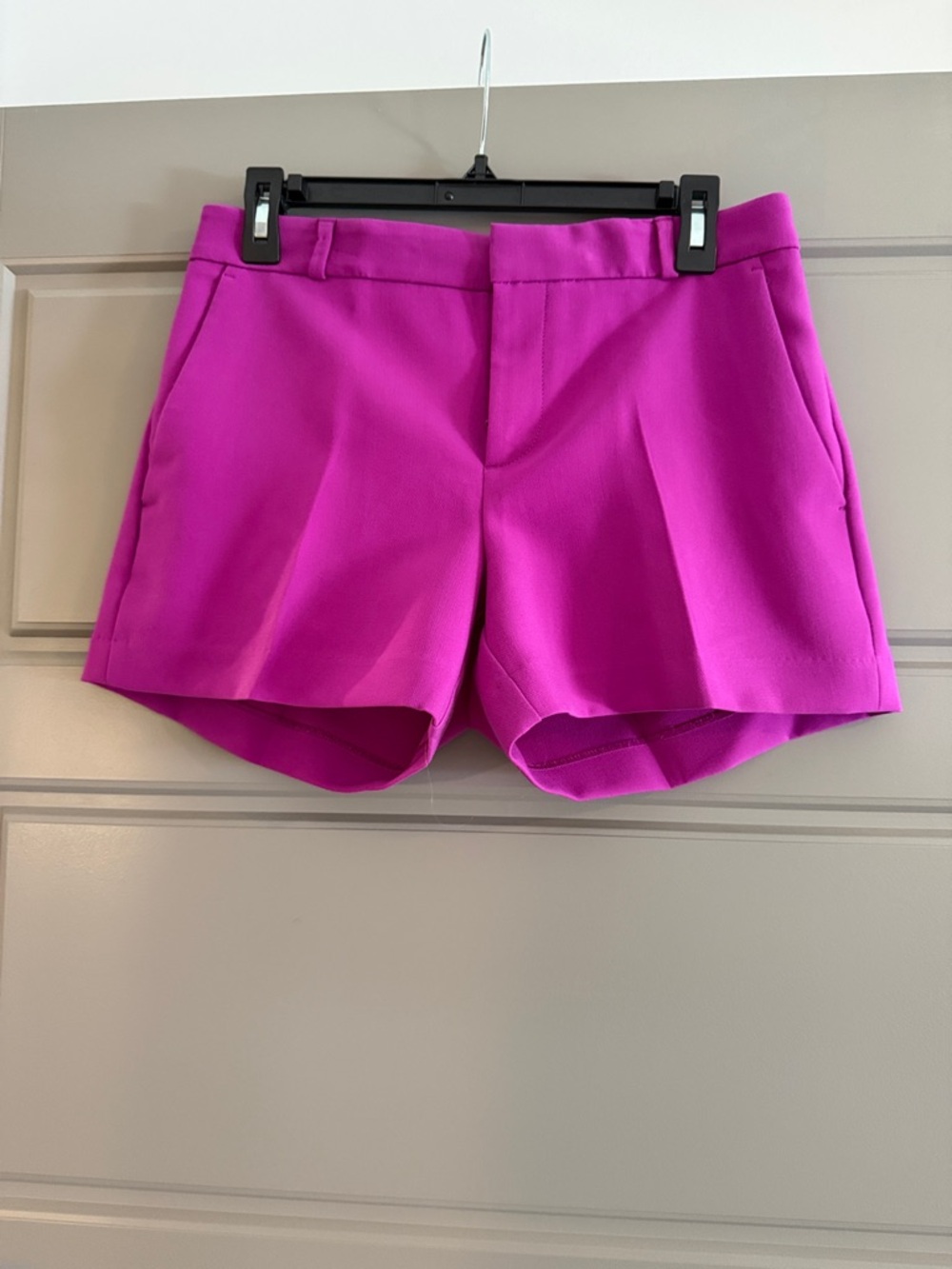 Banana Republic Women's Magenta Tailored Shorts- size petite 4